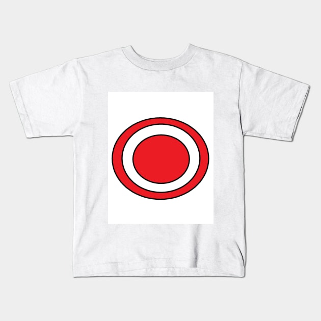 Bulls Eye Diana Kids T-Shirt by AdrianaCasares